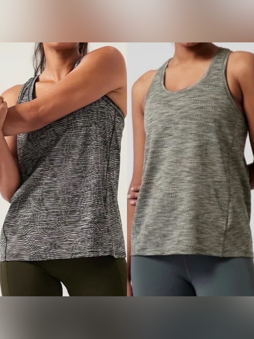 NEW Athleta Scoop Tank bundle of 2 women’s sz S